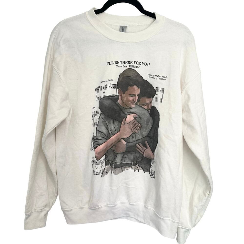 Friends Chandler Joey Hugging Sweatshirt I’ll Be There For You Sheet Music - M
